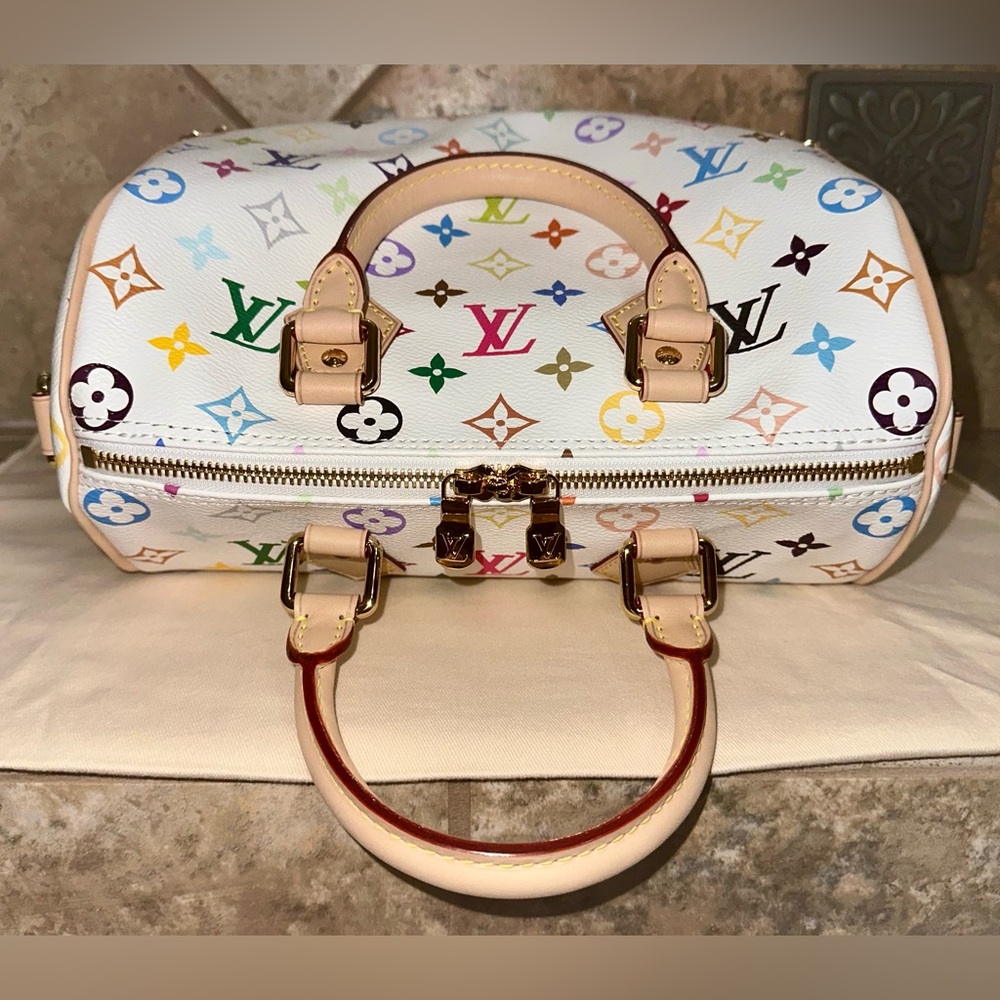 Louis Vuitton x Murakami Multicolor Speedy Bandouliere 25 - Picture 6 of 10
